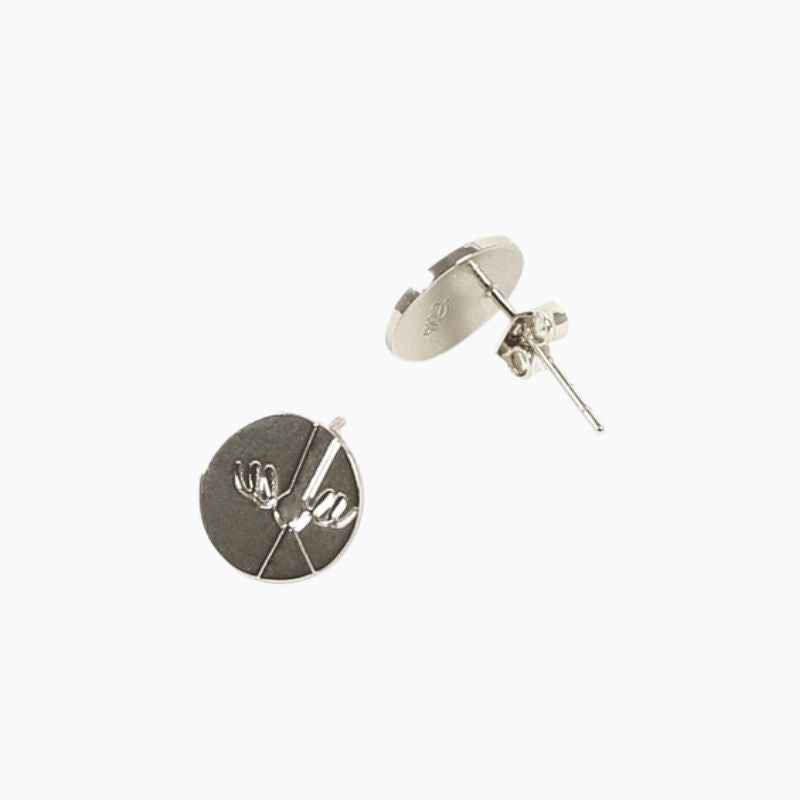 Boucles d'oreilles Nemesia or