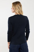 Cardigan-Locronan-en-laine-et-acrylique-rich-navy-dos