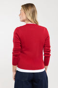 Cardigan-col-rond-Laine-et-acrylique-vue-dos