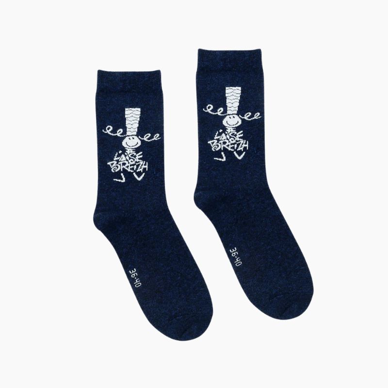 Chaussettes Unies Marines