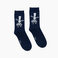 Chaussette-unie-marine-chine