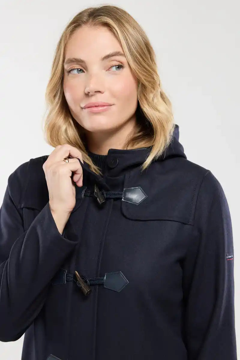 Duffle-Coat-Concarneau-drap-de-laine-melangee