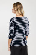 Mariniere-Cap-Coz-en-coton-leger-face-rich-navy-blanc-dos