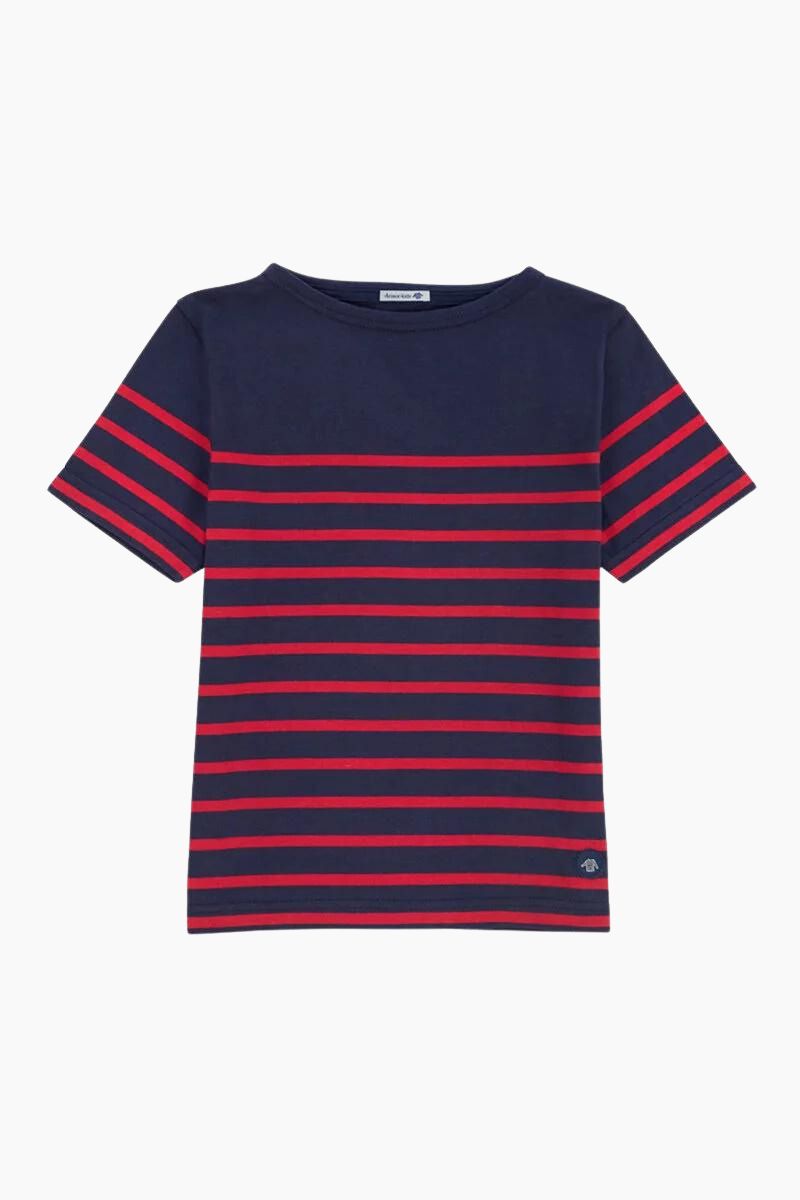 Marinière "Etel" Kids en Coton blanc navire