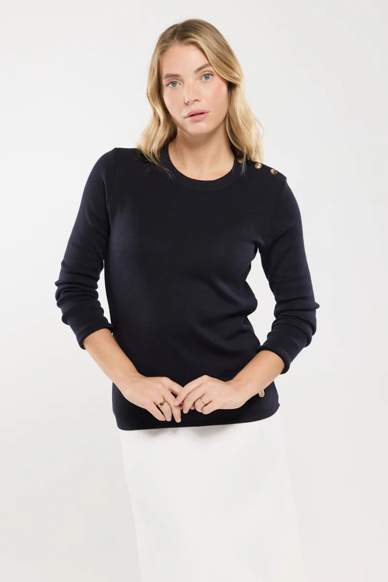 Pull marin Auray - maille haute densité