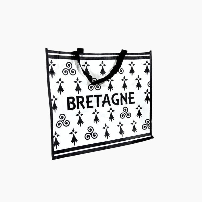 Sac De Courses "Méli-Mélo Bretagne" Noir