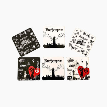 Sous-verres Décors Bretons
