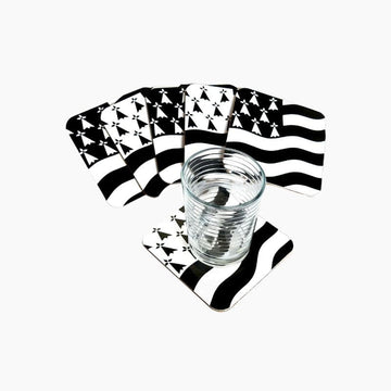 Sous-verres "Drapeau Breton"