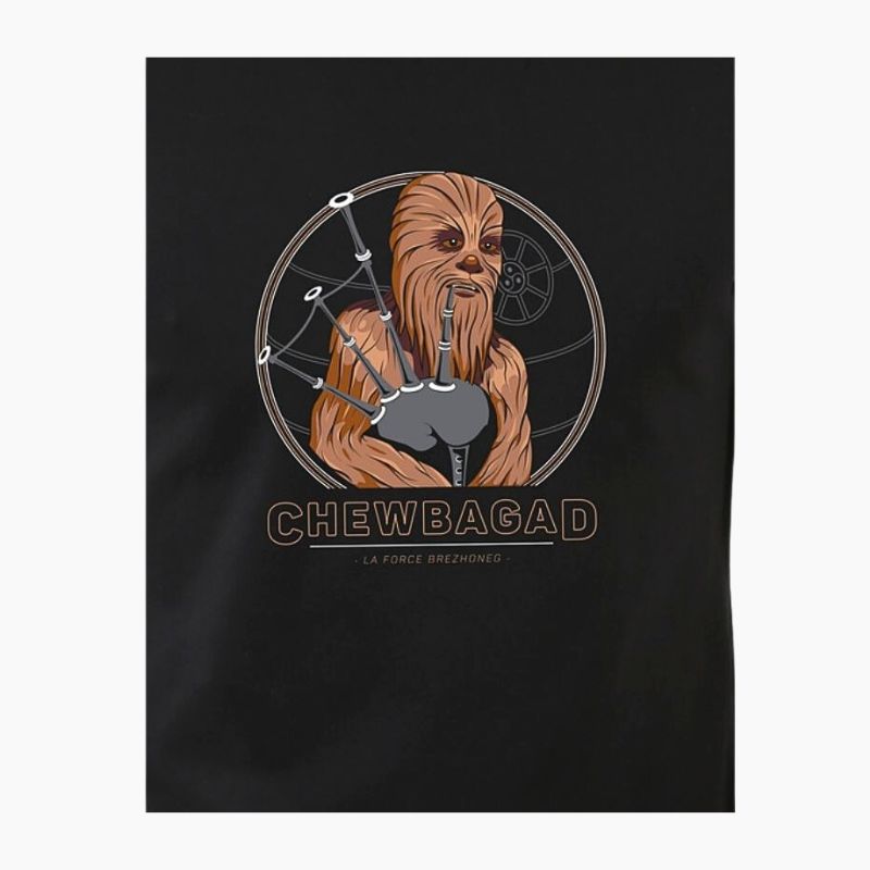 T-Shirt Chewbagad Homme - À l'Aise Breizh face