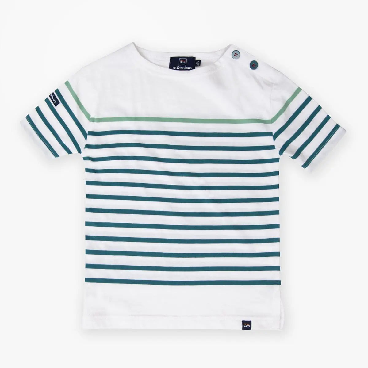 mariniere-manches-courtes-transat-kids-blanc-menthe-libellule