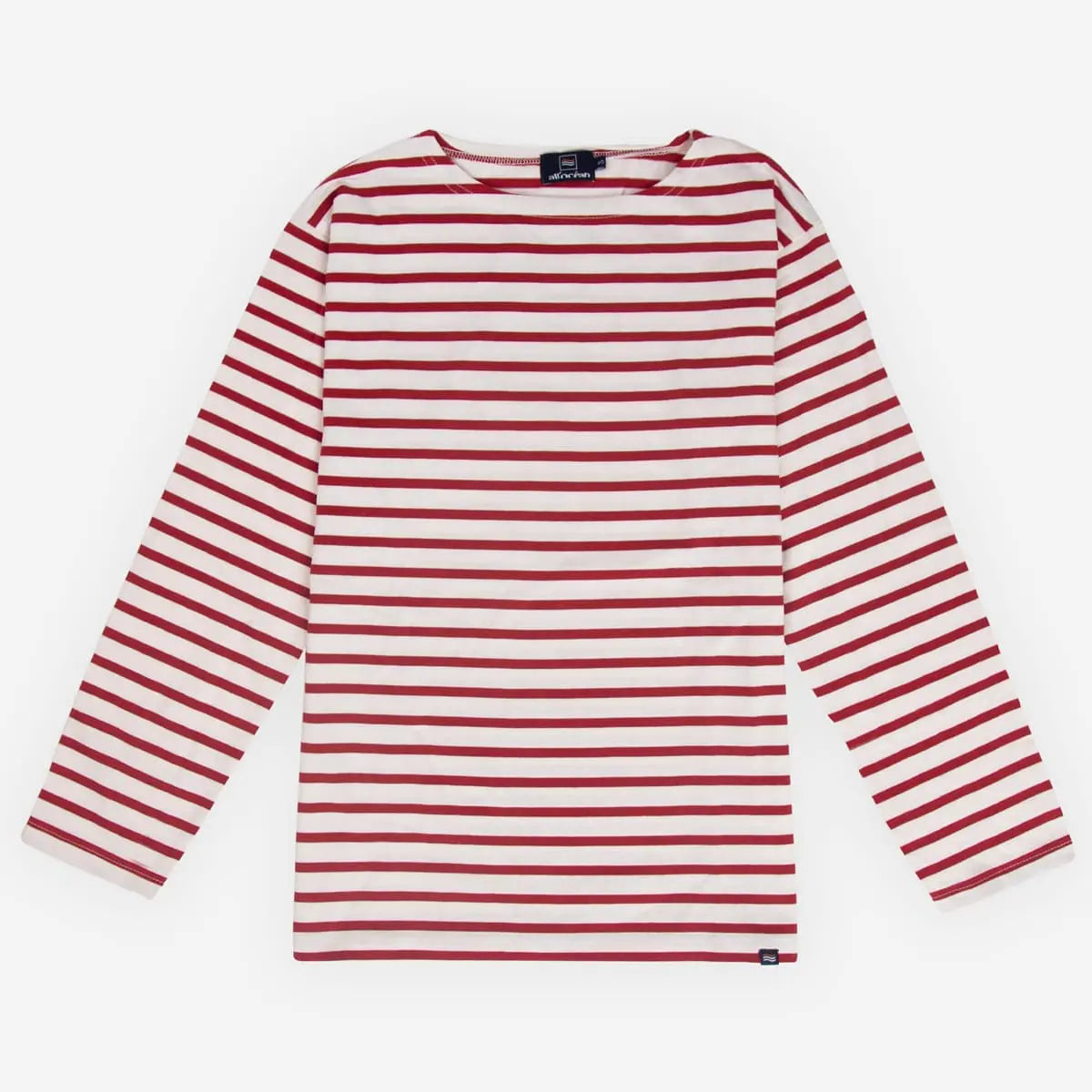 mariniere-manches-longues-homme-bosco-Ecru-Rouge