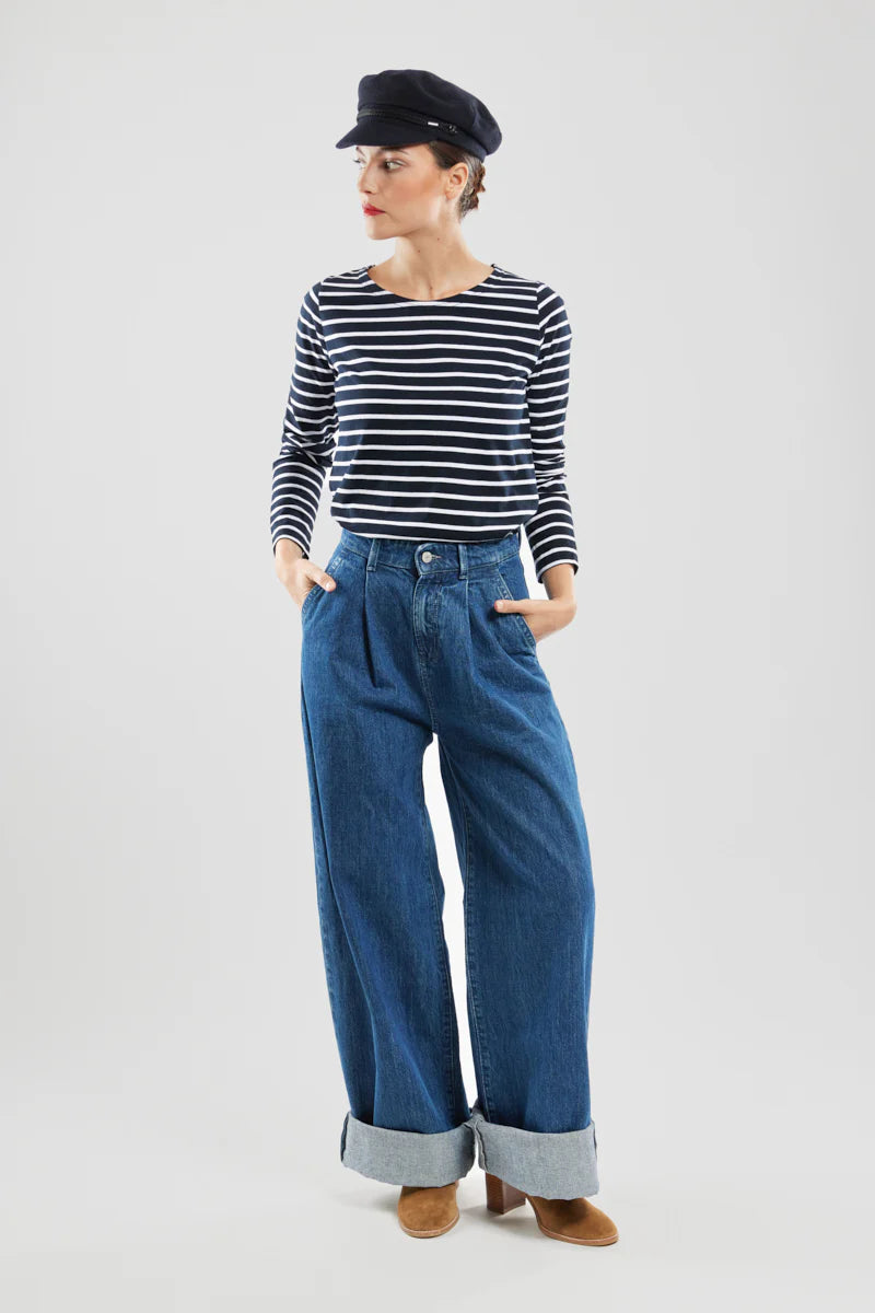 mariniere-plozevet-coton-leger-rich-navy-blanc
