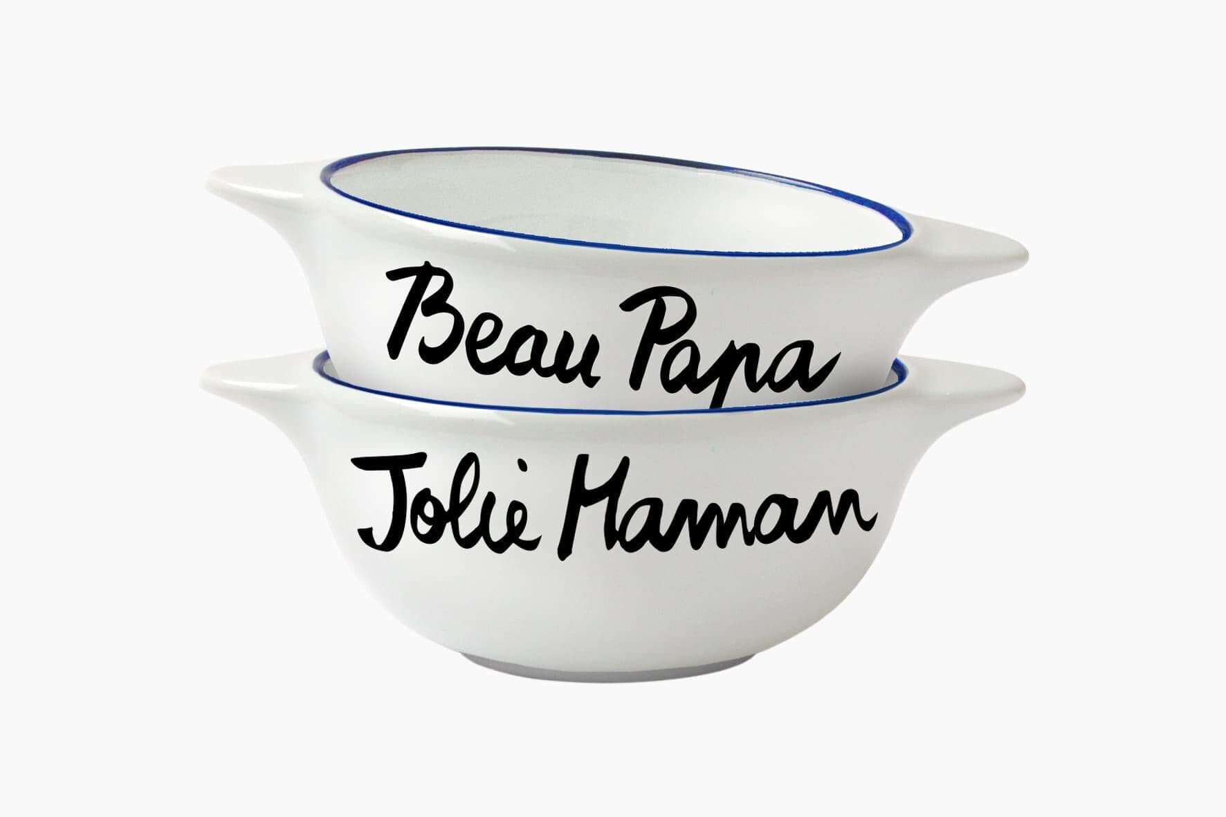 Bol Breton en Faïence - Beau Papa et jolie maman
