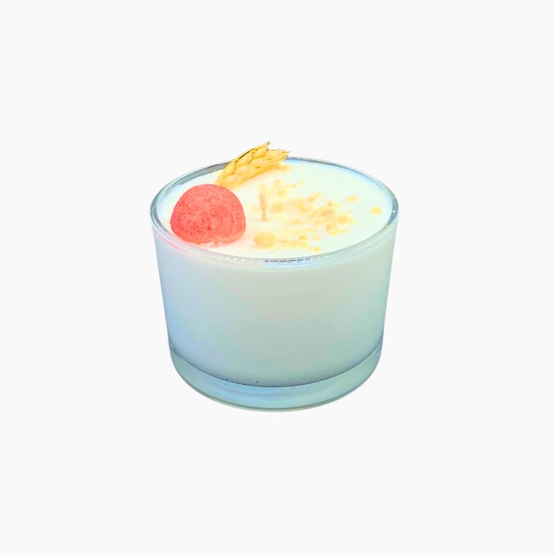 Bougie Parfumée à la Fraise de Plougastel et Kouign Amann
