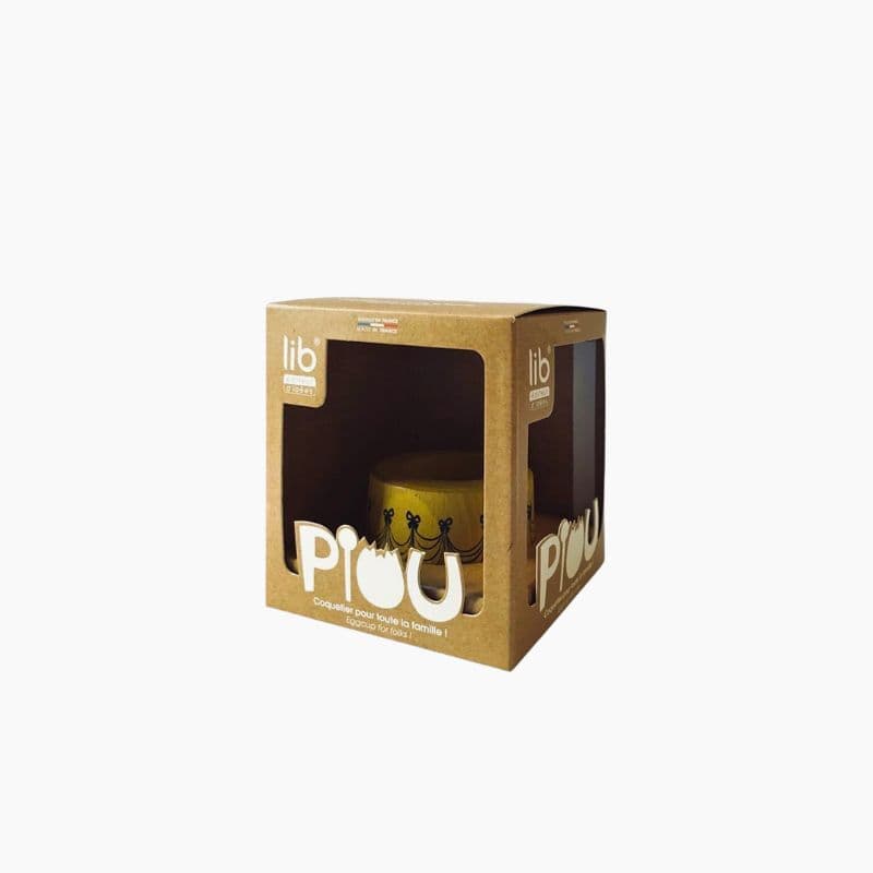 Coquetier Piou en Bois Naturel