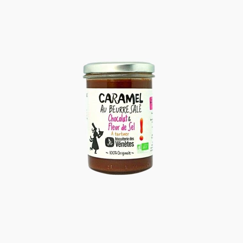 Crème de Caramel au Beurre Salé Bio - Chocolat et Fleur de Sel