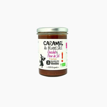 Crème de Caramel au Beurre Salé Bio - Chocolat et Fleur de Sel