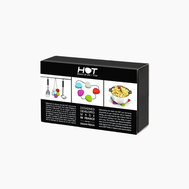 Les dessous de plat GALETS packaging arrière