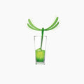 Mélangeurs à Cocktail Décoratifs Libellule vert