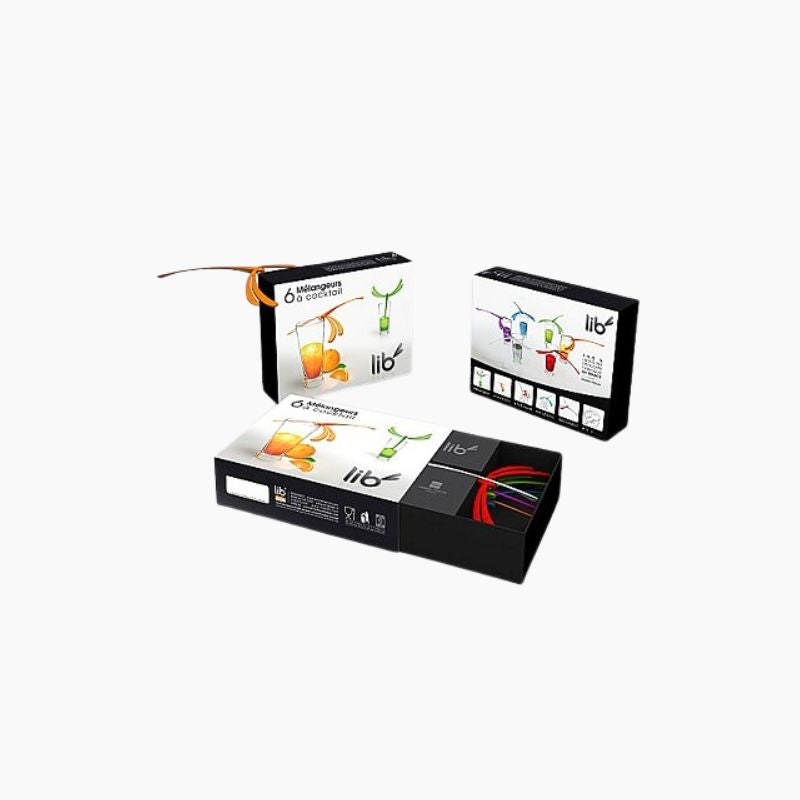 Mélangeurs à Cocktail Décoratifs Libellule packaging