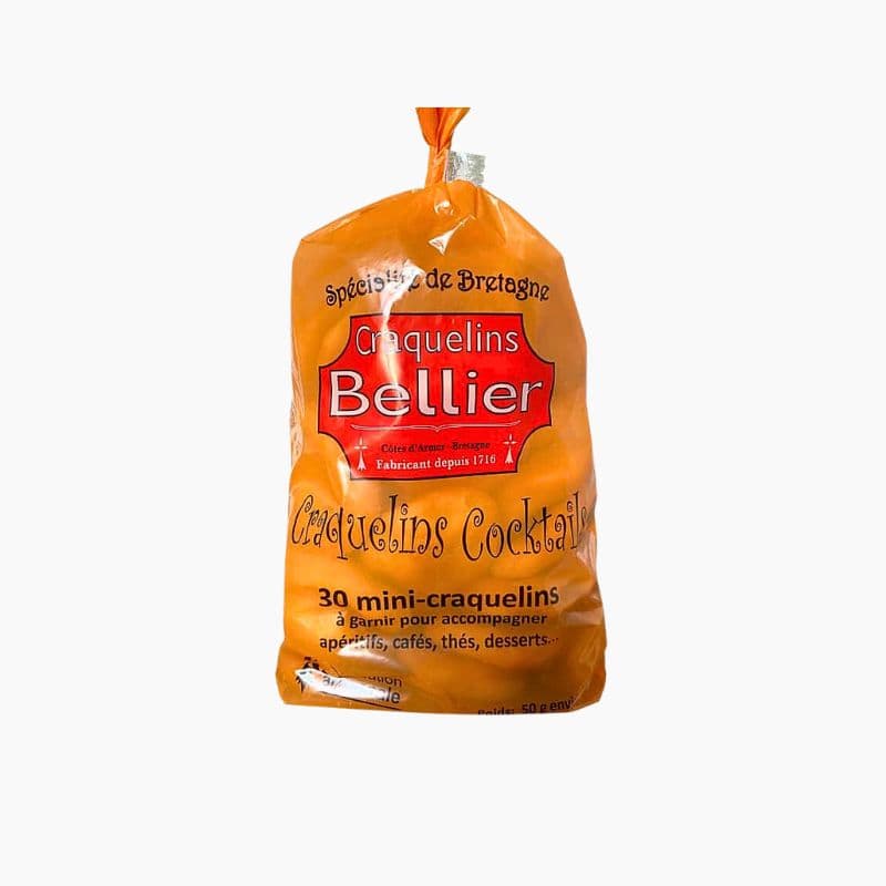 Sachet de 30 mini craquelins bretons cocktail