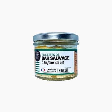 Rillettes de Bar Sauvage à la Fleur de Sel