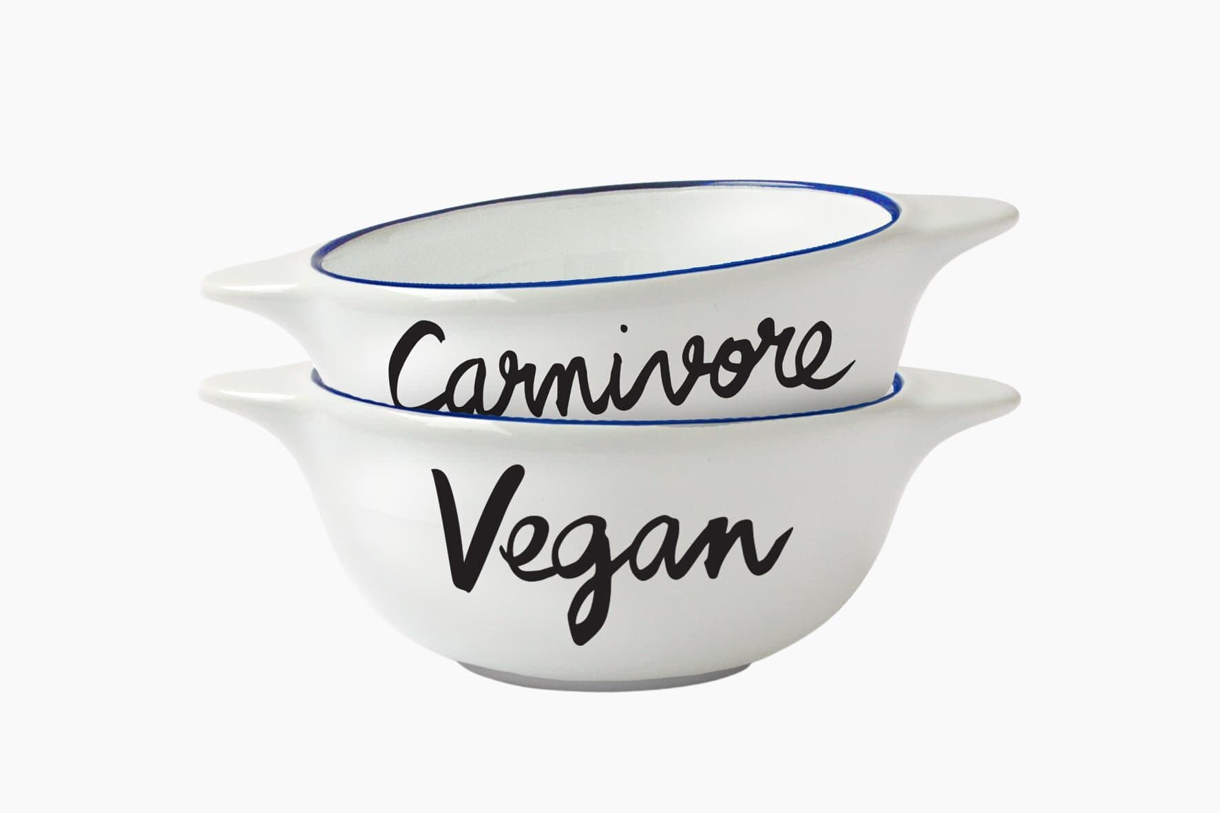 Bol Breton en Faïence - Carnivore et vegan